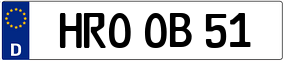 Truck License Plate
